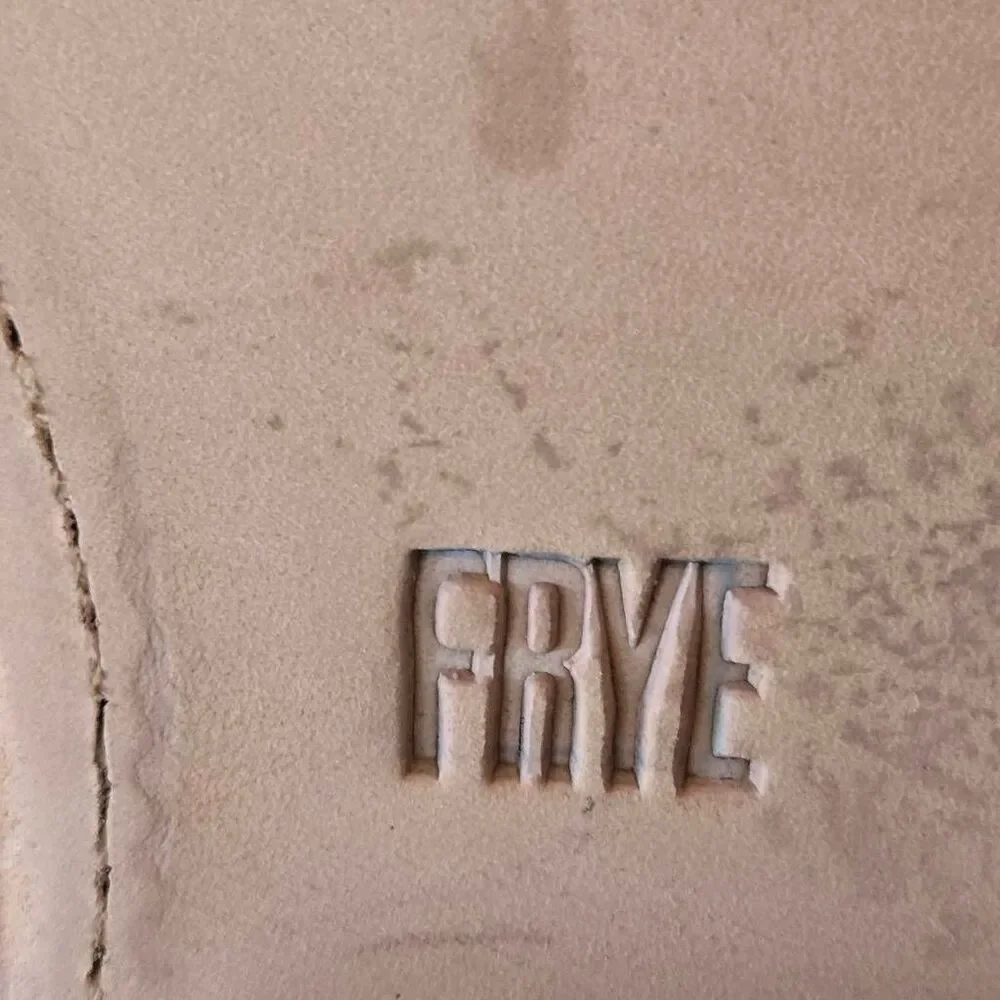 Frye Womens Billy Inside Zip Leather Caramel Bootie Size 8.5B